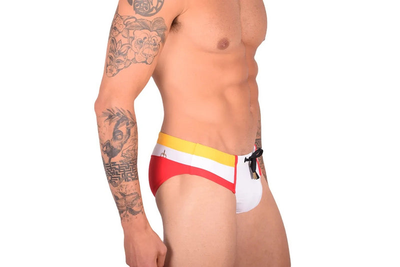Marcuse Aviator Swim-Brief  Swimwear Red 2
