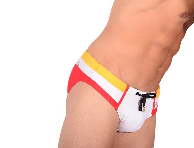 Marcuse Aviator Swim-Brief  Swimwear Red 2