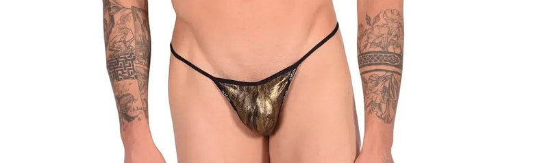 DOREANSE Mens G-String ALIGATOR Thong 1326 1A