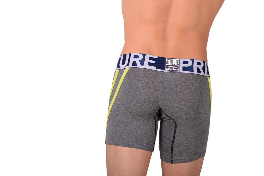 Private Structure Boxer Jammer Befit Athlete Long Trunk Grey 3347 29