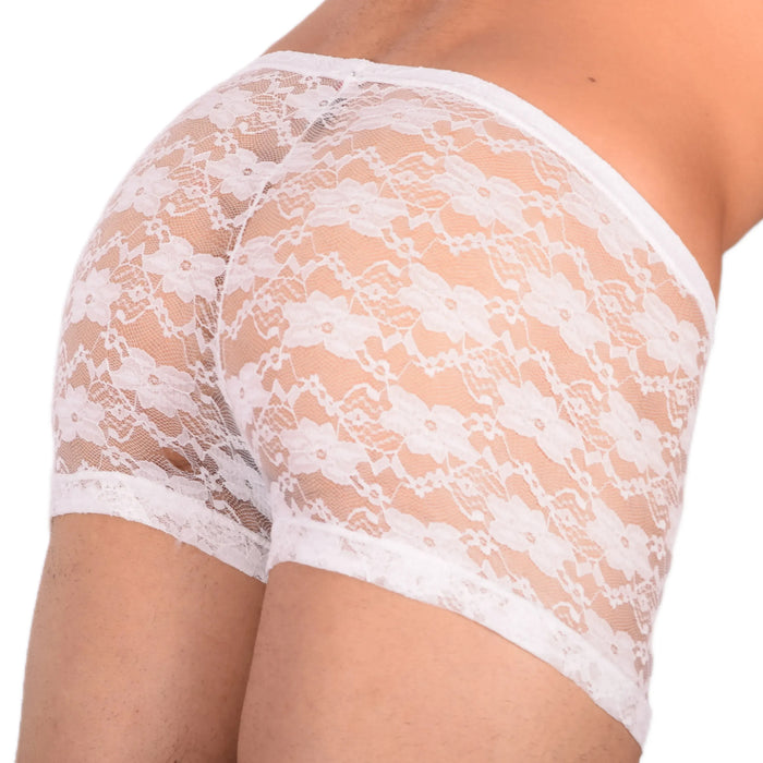 XXS/XS Mini Boxer C-Thru White Floral 33556 MX13