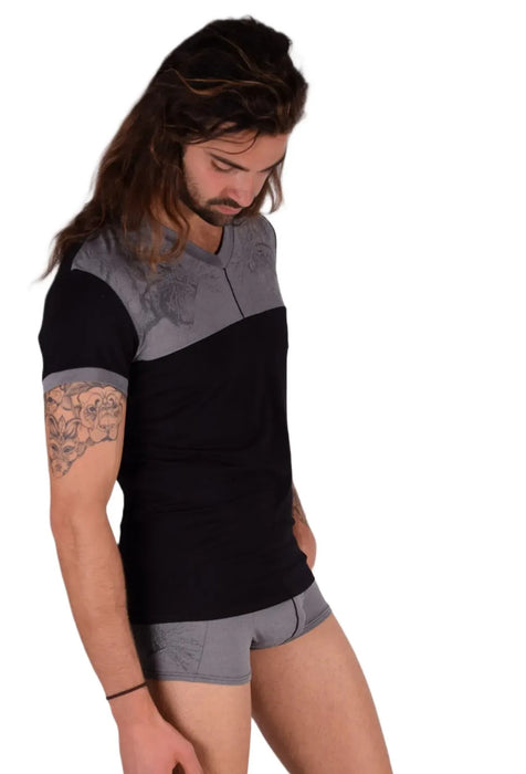 Medium Kit Gregg Homme T-Shirt & Boxer Black/Grey 33657 MX14