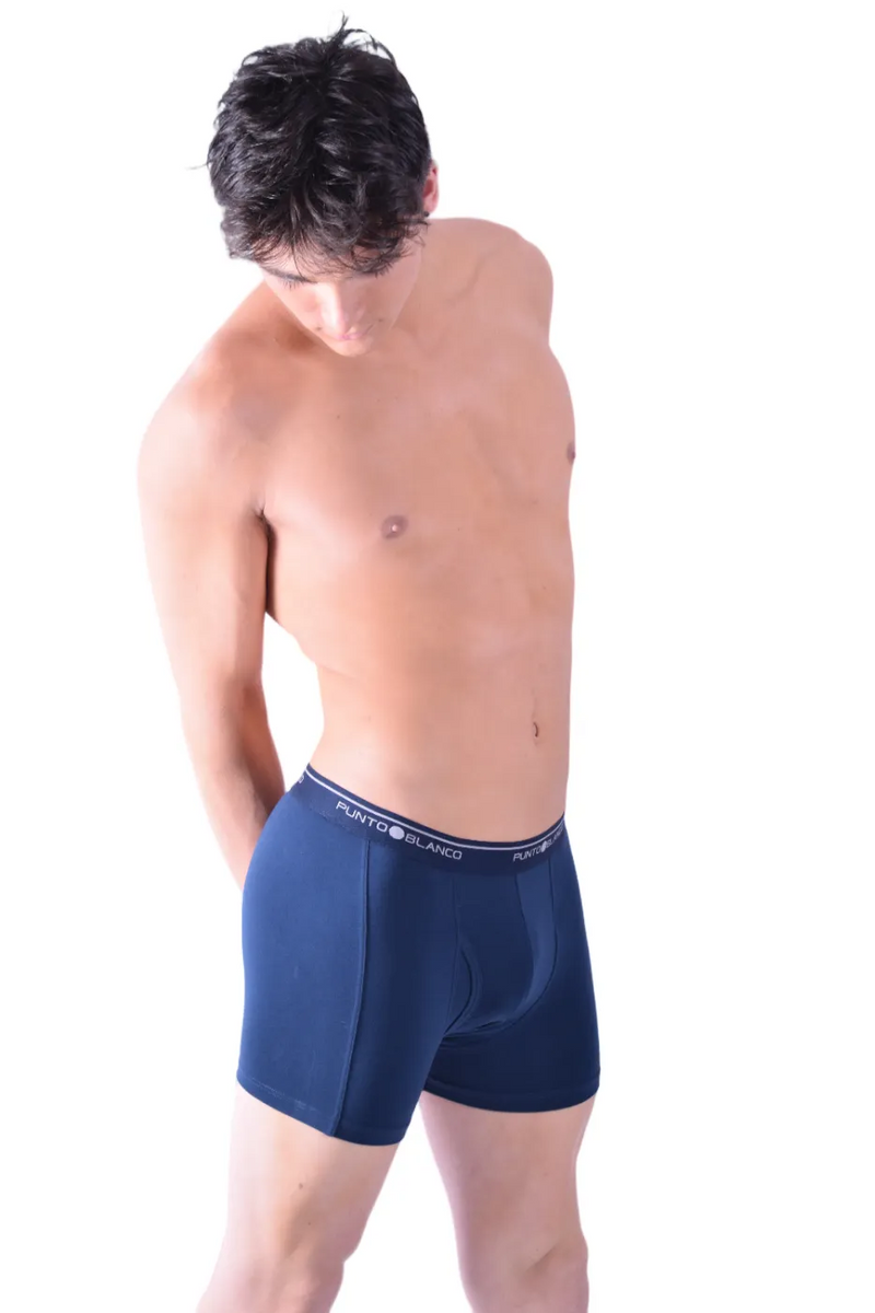 Punto Blanco Boxer Casual Anatomic Open Fly Full Navy 3393 23