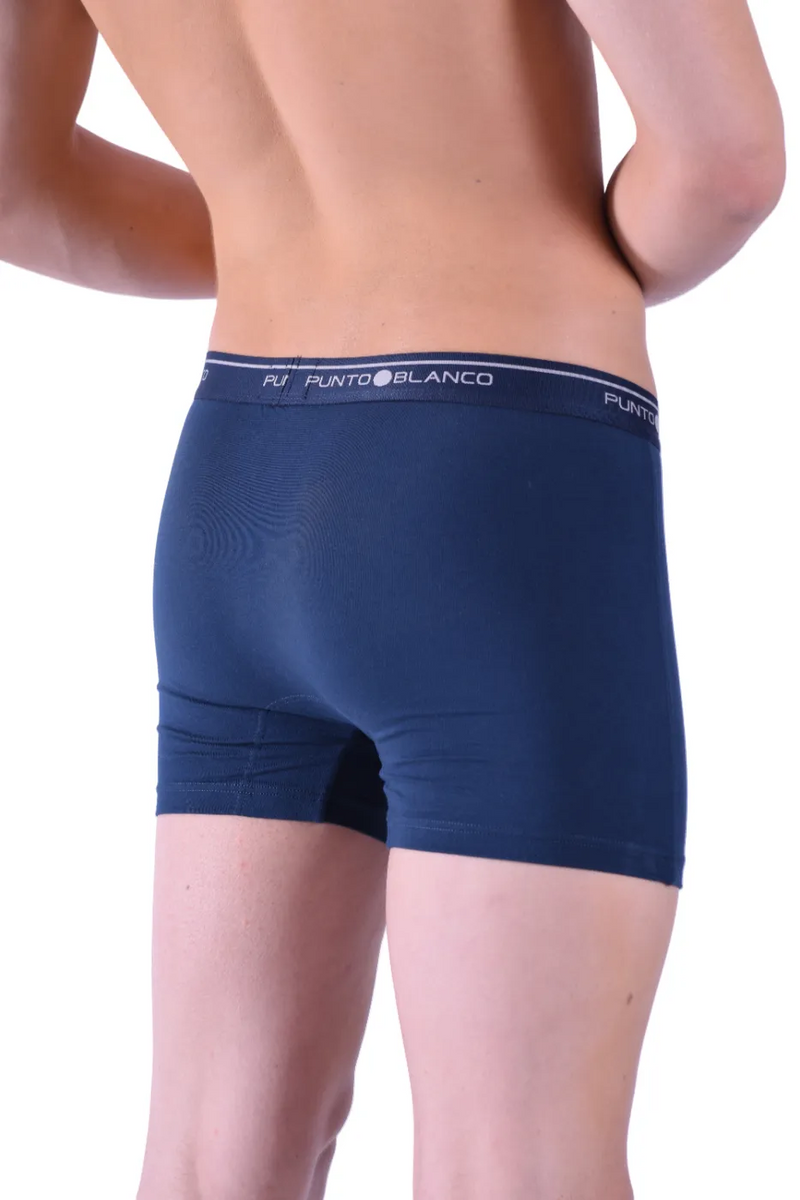 Punto Blanco Boxer Casual Anatomic Open Fly Full Navy 3393 23
