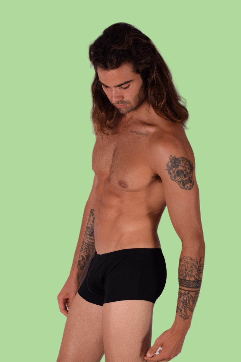 SMU Men's Boxer Black 87656 MX12