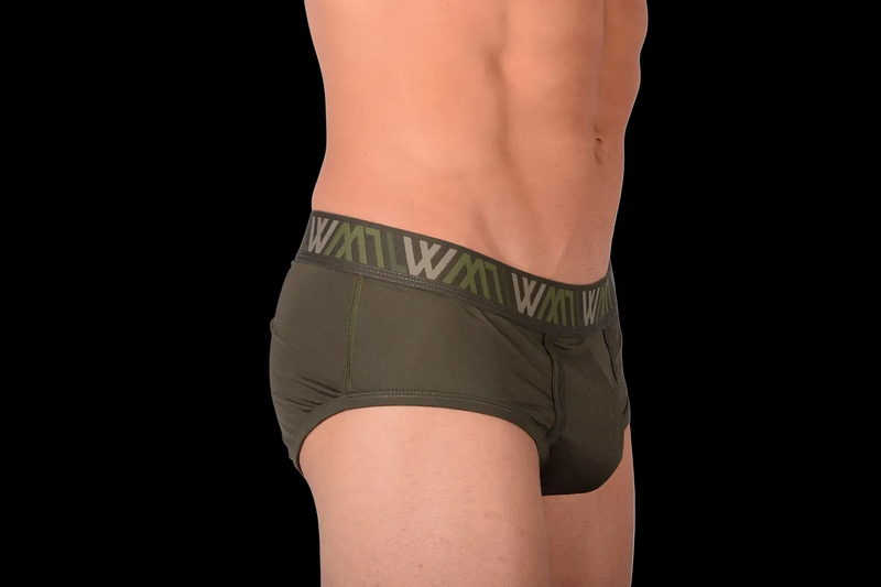 2XL LVW AMSTERDAM Luxury Briefs Lycra ECO Brief Army Green 17