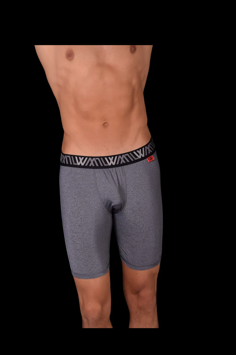LVW AMSTERDAM Tight Sport Shorts Gym Jammer Activewear Charcoal 20