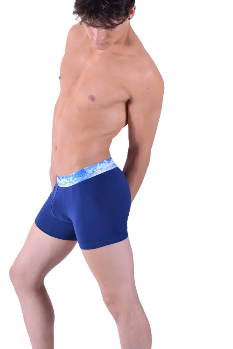 Punto Blanco Boxer Sky Clouds Soft Organic Cotton Boxer Navy 3386 9