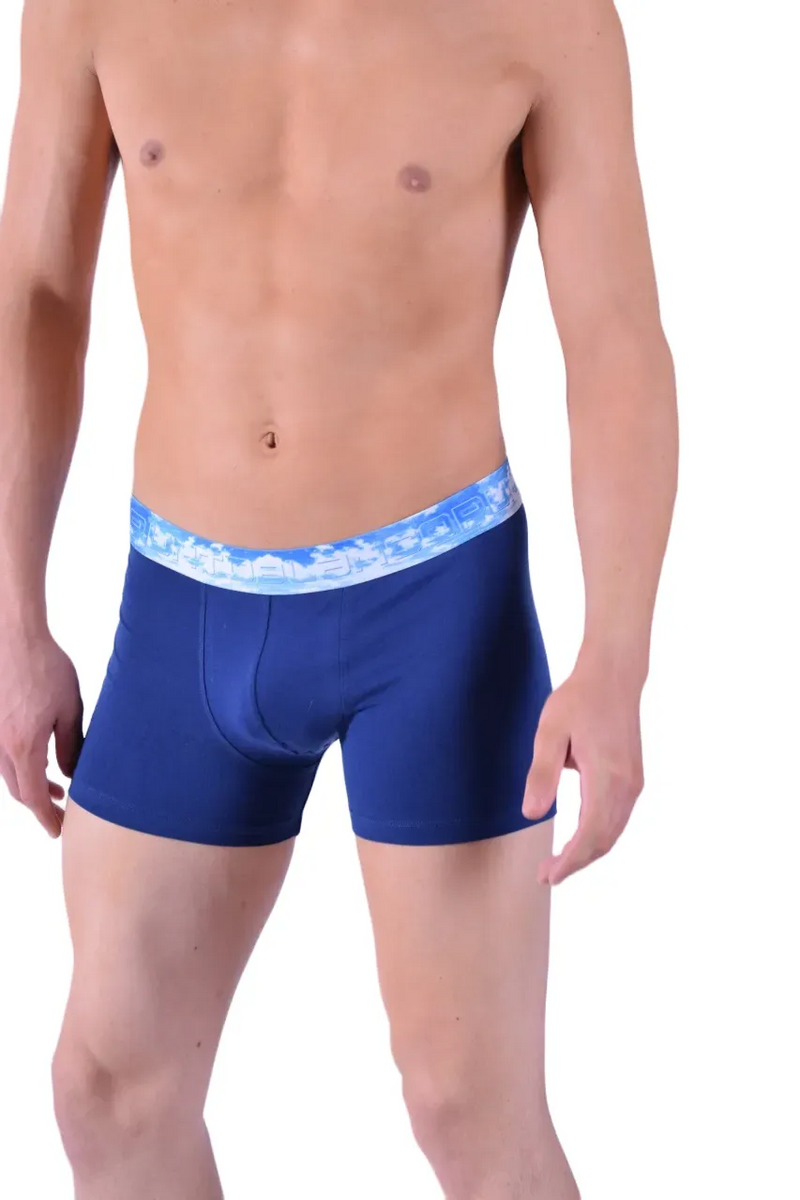 Punto Blanco Boxer Sky Clouds Soft Organic Cotton Boxer Navy 3386 9