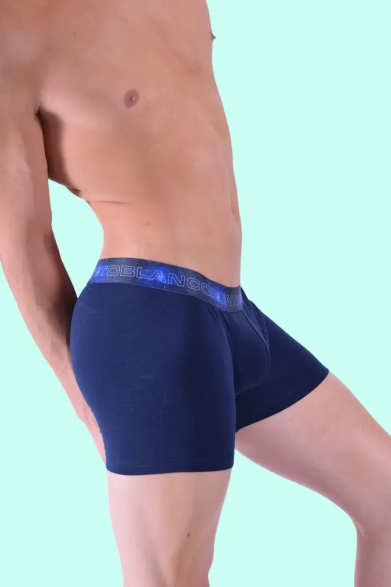 Punto Blanco Boxer Classic Star Sky Coton Bio Bleu Marine 3431 3