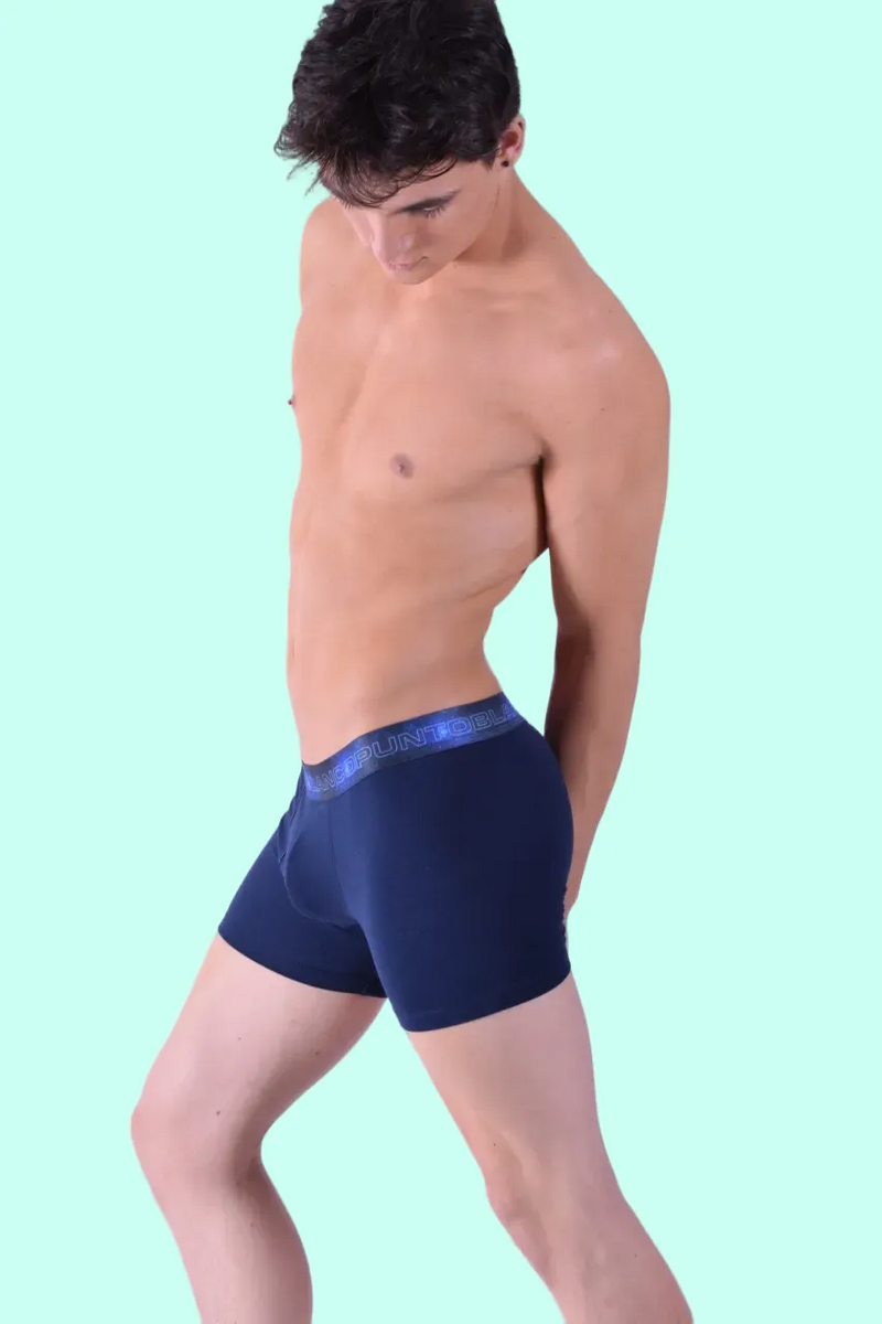 Punto Blanco Boxer Classic Star Sky Coton Bio Bleu Marine 3431 3
