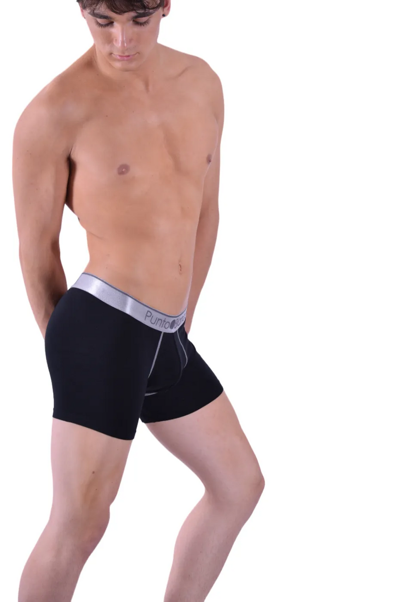 Punto Blanco Boxer Glam Boxers Spain Quality Cotton Black 3472 19
