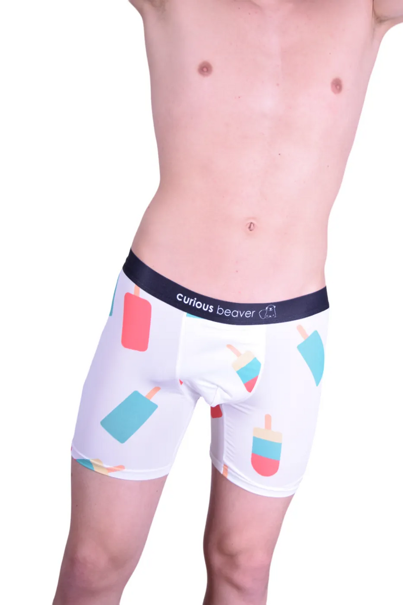 SMALLJJ Malibu Trunk Boxer Brief POPSICLE Boxers Funny Pops Curious Beavor 3