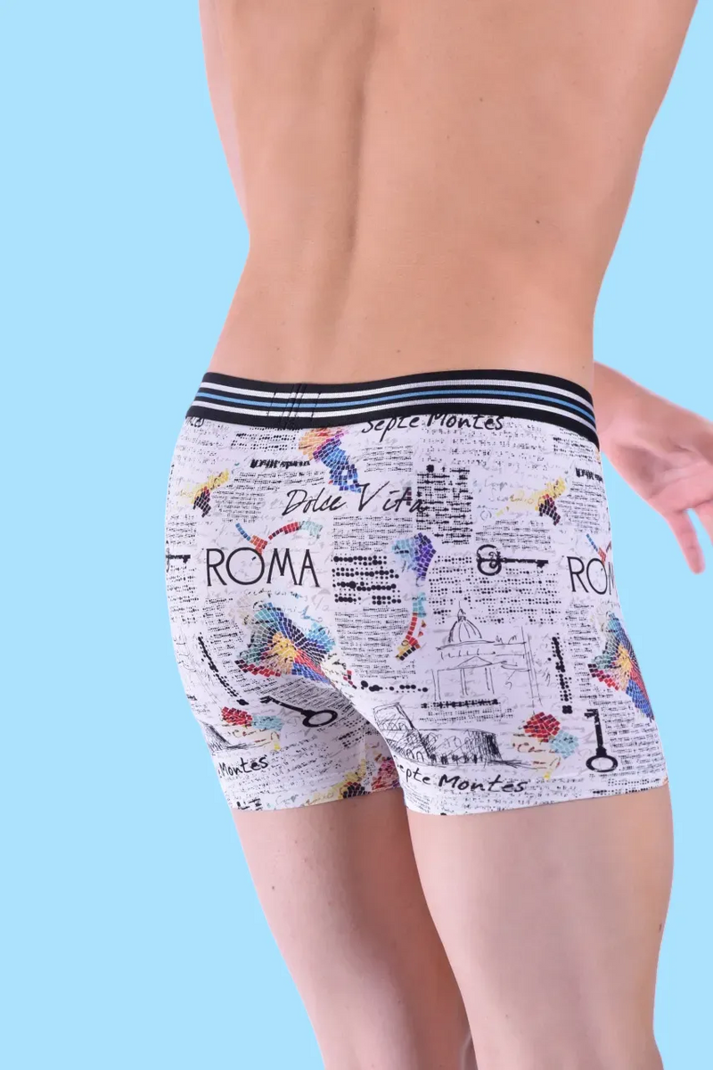 XL Punto Blanco Boxer ROMA Cities Long Boxers Lycra Super Soft 3436 2