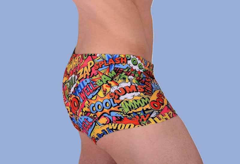 SMU Soft Mini Boxer Verbal Sporty Cut Multi Color P01005 H46