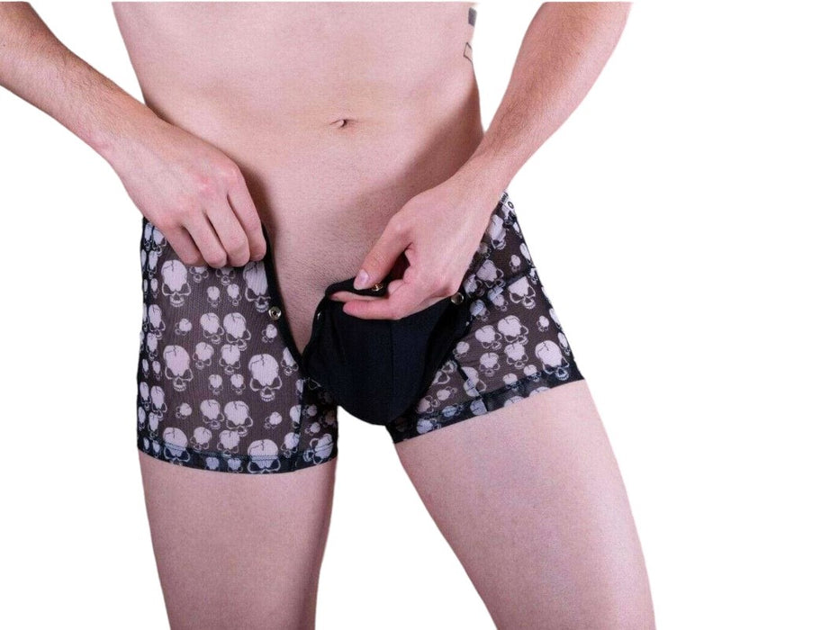 Boxer Removable Front Trunk Mens Underwear Erotic Sexy Undies MOB MBL47 4
