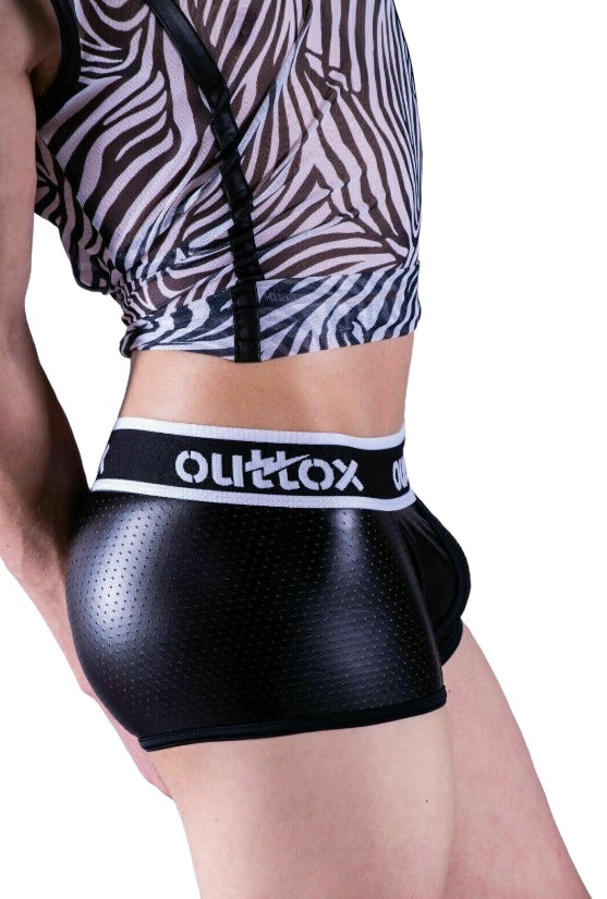 OUTTOX By Maskulo Boxer-Shorts Wrapped Rear Trunk Fetish White TR141-90 4