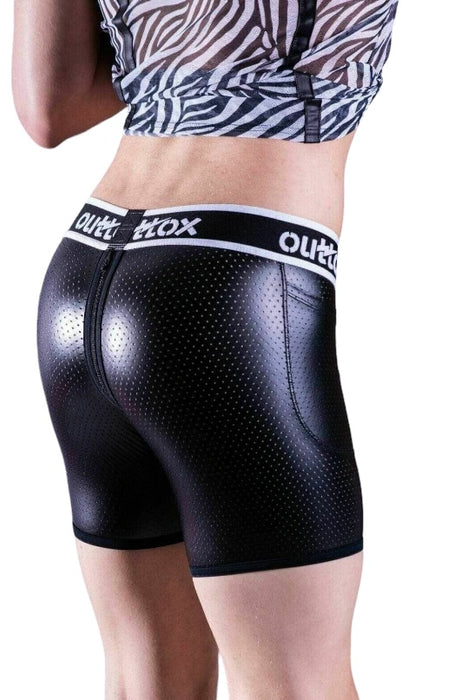 Outtox By Maskulo Boxer Shorts Zippered Rear Cycling Short SH141-90 OT2