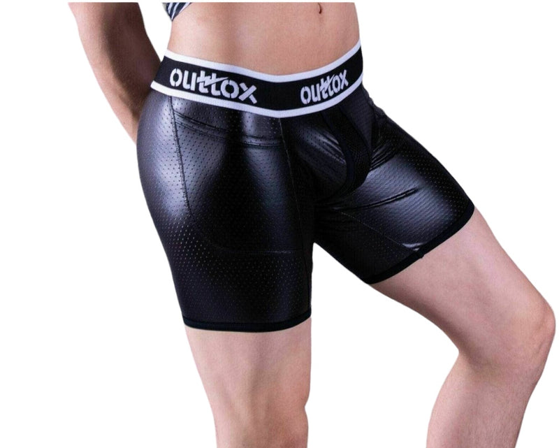 Outtox By Maskulo Boxer Shorts Zippered Rear Cycling Short SH141-90 OT7