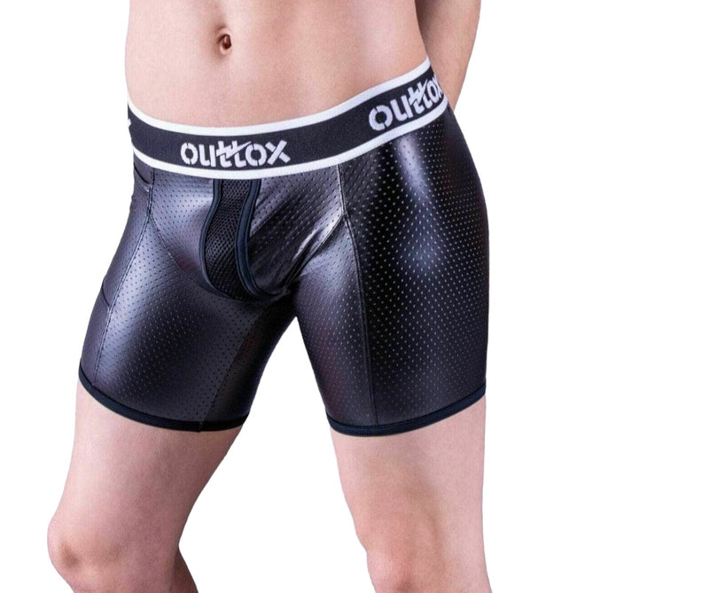Outtox By Maskulo Boxer Shorts Zippered Rear Cycling Short SH141-90 OT7