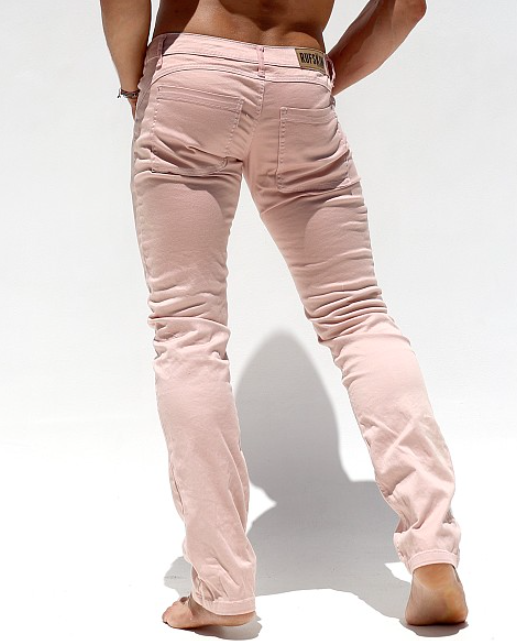 36'' RUFSKIN Ray Stretch Cotton Pants Twill Jeans in Light Rose TN2