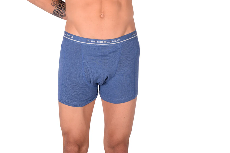 Punto Blanco Boxer ORGANIX Sous-vêtements pour homme Boxer Coton Bio Bleu 33524 Tab