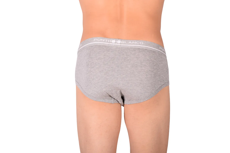 Punto Blanco Slip ORGANIX Slip Extensible Coton Bio Gris 3523 31