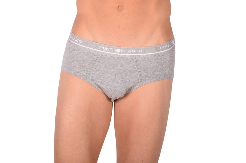 Punto Blanco Slip ORGANIX Slip Extensible Coton Bio Gris 3523 31