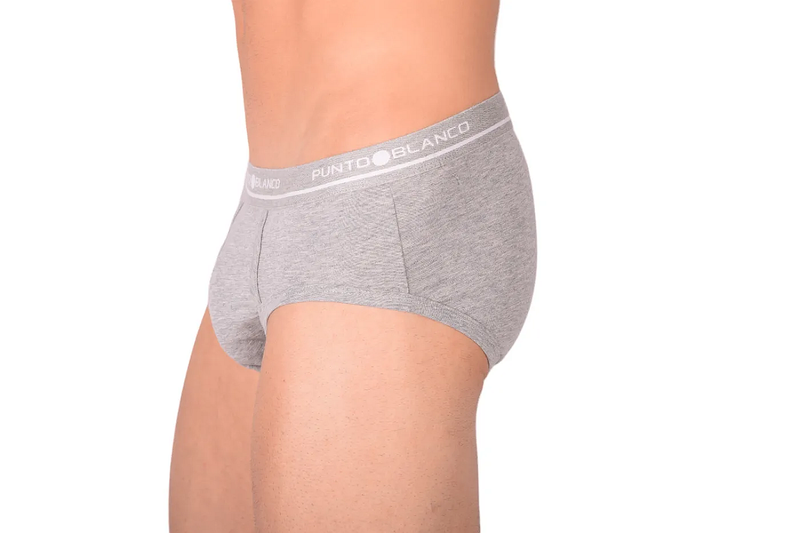 Punto Blanco Slip ORGANIX Slip Extensible Coton Bio Gris 3523 31