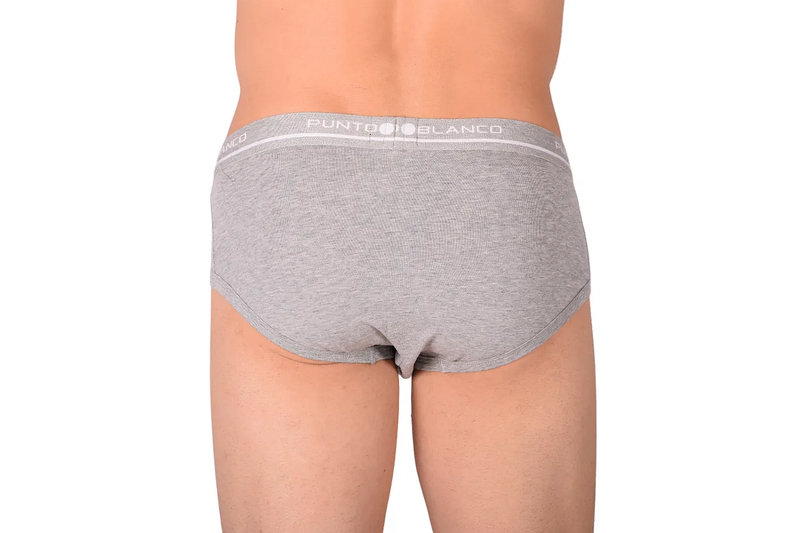 Punto Blanco Slip ORGANIX Slip Extensible Coton Bio Gris 3523 31