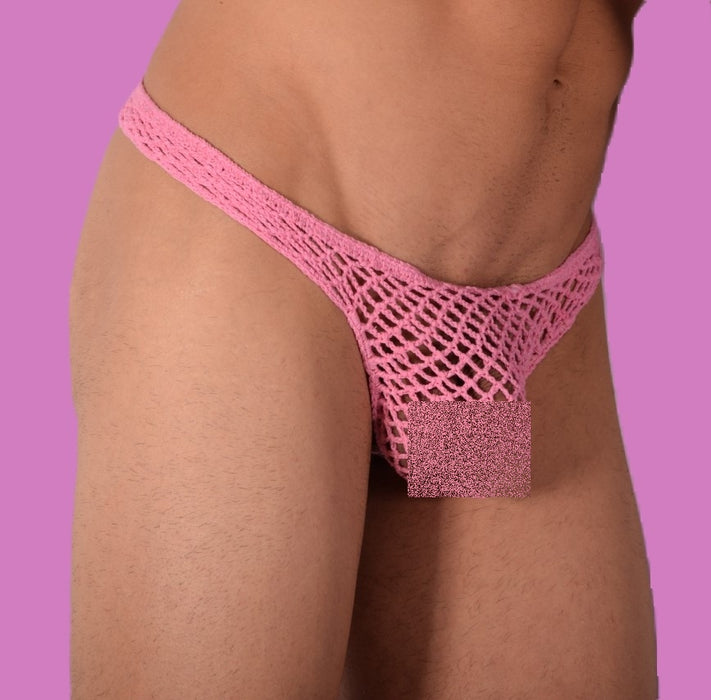 Small SMU Underwear Hand Knitted Thong 33322 MX11