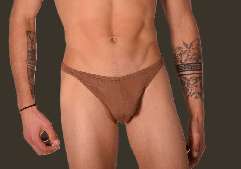 S/M SMU Sous-vêtements Homme String Bronze 33336 MX11