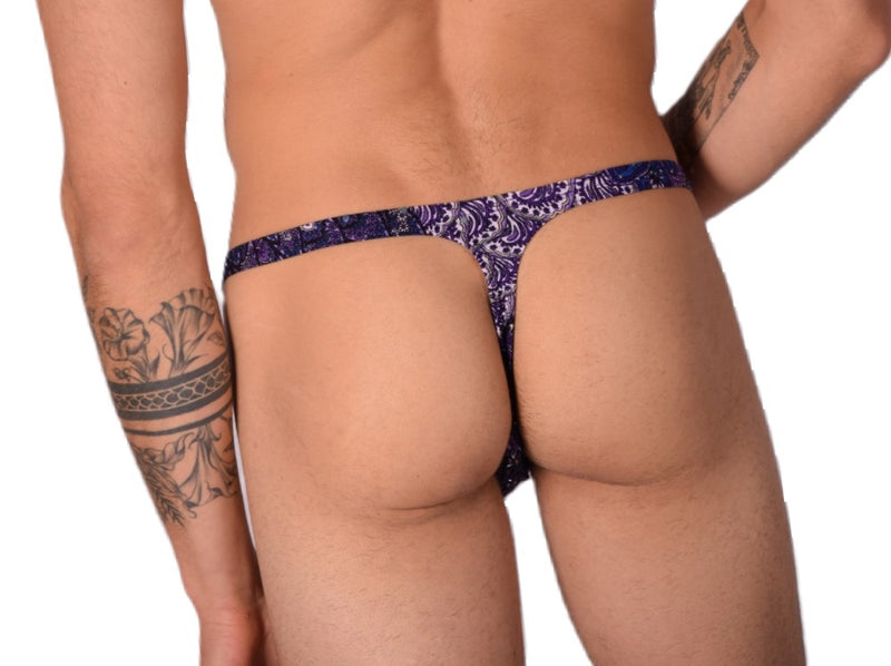 S/M SMU Mens Underwear Thong Dark Brilliant 33339 MX11