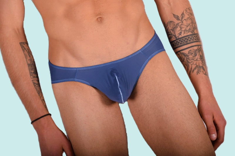 SMU Mini Sheer Briefs Navy 33371 MX11