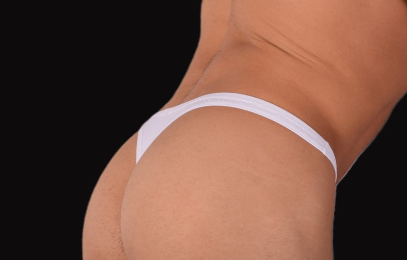 S/M SMU Homme Sensuel doux String blanc 33406 MX11