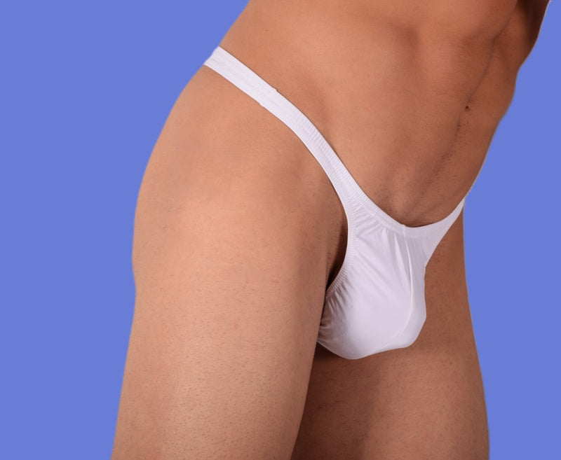 S/M SMU Homme Sensuel doux String blanc 33406 MX11