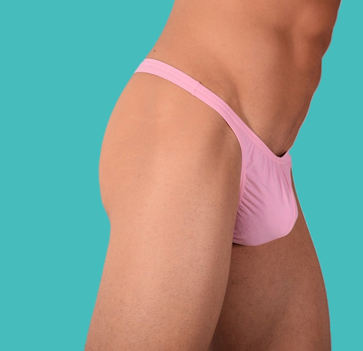 S/M SMU Mens Sensual soft Pink Thong 33407 MX11