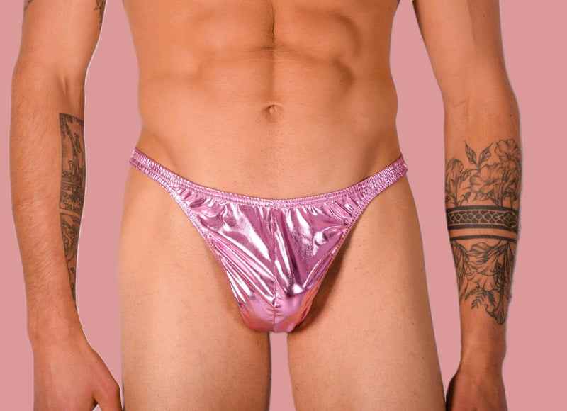 XS/S SMU Mens Hot Pink Flash Thong 33412 MX11