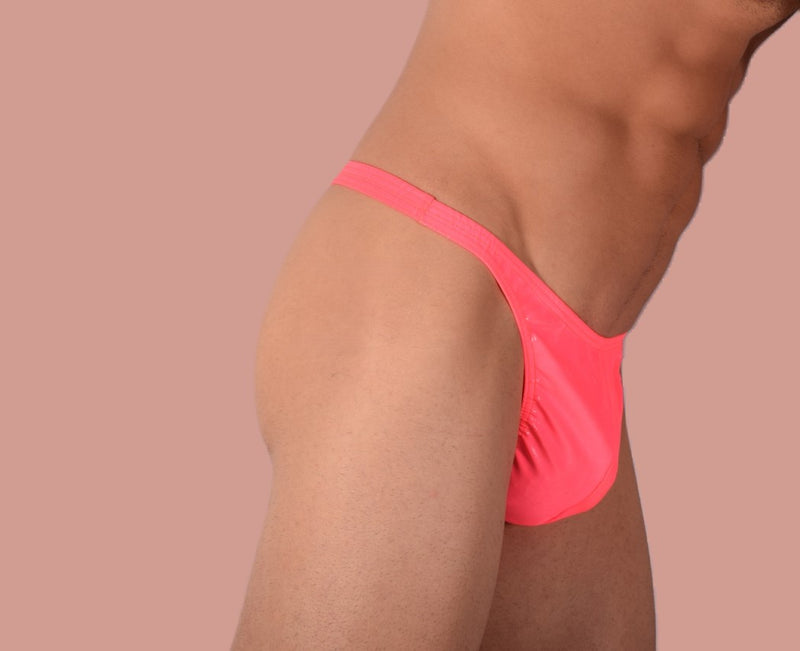 XS/S SMU Mens Flashy Coral Thong 33415 MX11