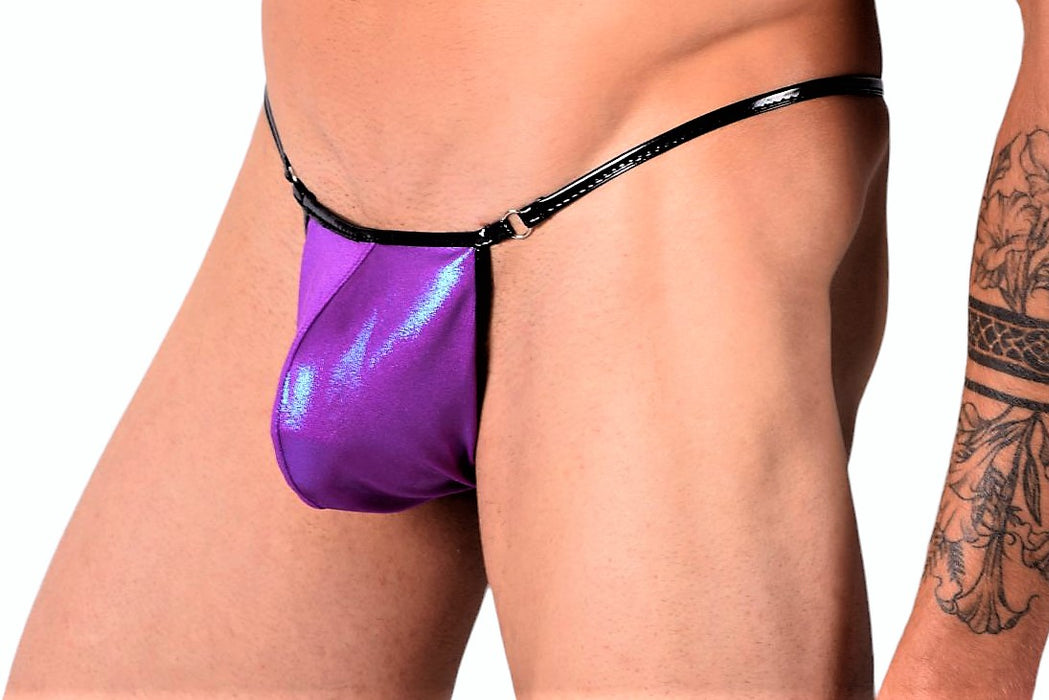 SMU Mens Swim Tanning And Underwear Vinyl String 34118 SX02