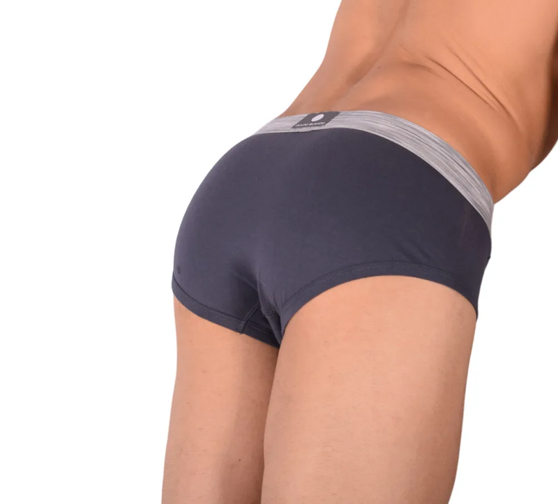 MOYEN Punto Blanco Slip Sportif Slip Coton Comfy Slip Charbon 3420 21