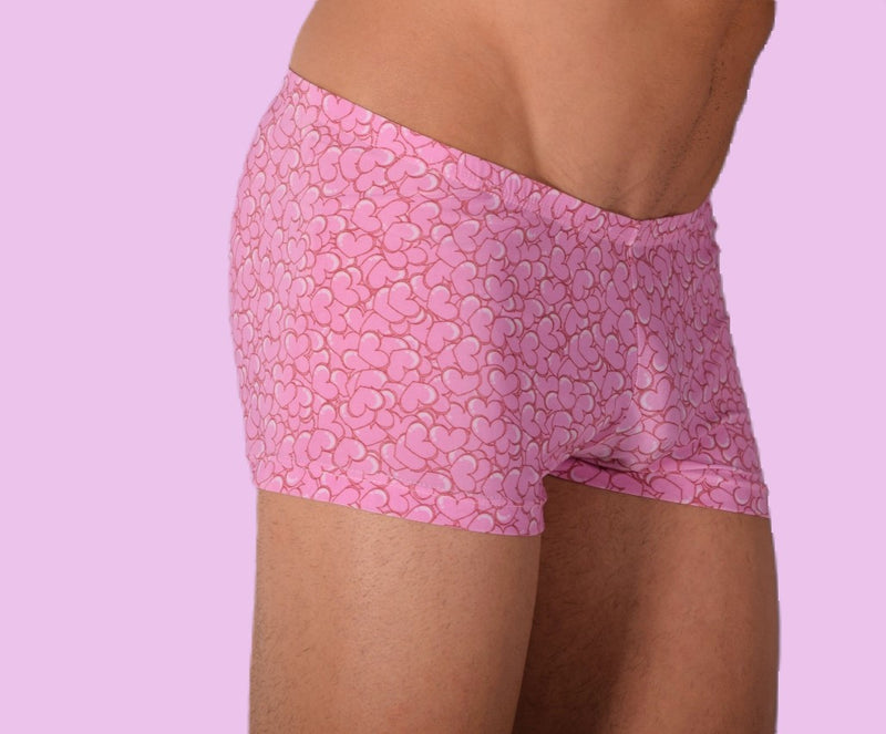 XS/S SMU Hipster homme Cœurs roses 43109 MX12