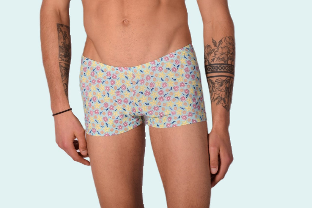 XS/S SMU Mens  Hipster Underwear Mint Print 43114 MX12