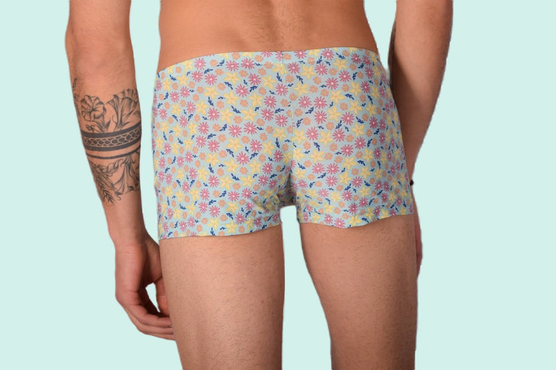 XS/S SMU Mens  Hipster Underwear Mint Print 43114 MX12
