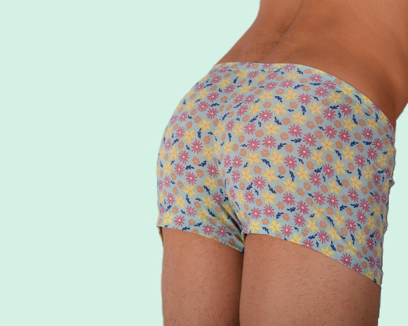 XS/S SMU Mens  Hipster Underwear Mint Print 43114 MX12