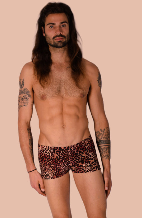 XS/S SMU Mens  Hipster Underwear Leopard 43124 MX12