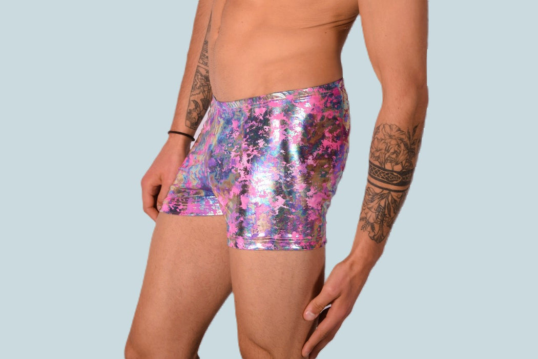 XS/S SMU Mens  Swim Hipster Underwear Splash 43131 MX12