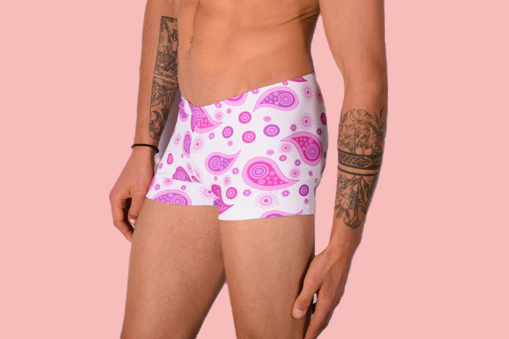 2XS/S SMU Mens Swim Hipster Underwear Print 43132 MX12