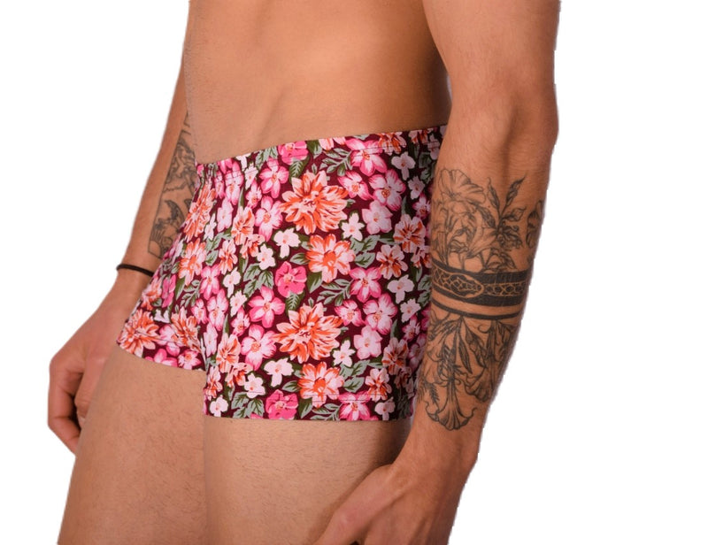XS/S SMU Sous-vêtements hipster pour hommes Fleurs 43133 MX12