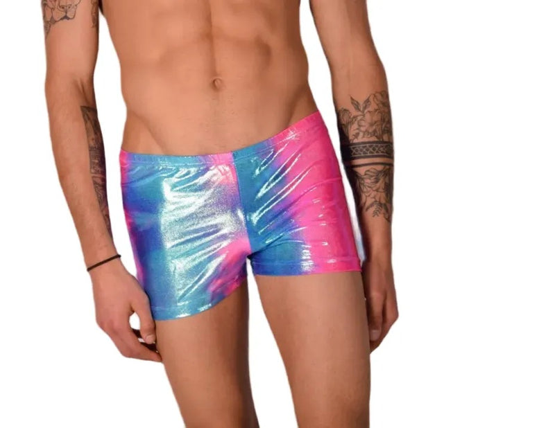 2XS/S SMU Sous-vêtements de bain hipster pour hommes Arc-en-ciel 43136 MX12